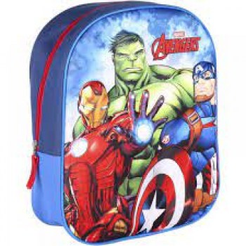 mochila 3D vengadores/avengers